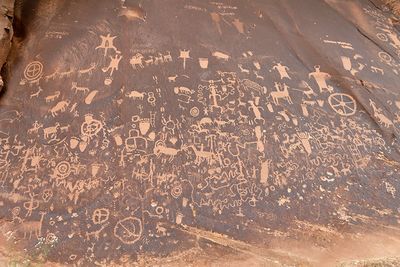 Newspaper Rock petroglyphs