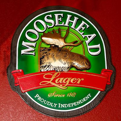 Moosehead Beer, at Corks Winebar and Eatery