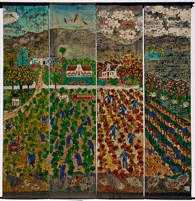 Wall murals of Klein Constantia