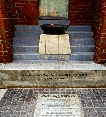 The Flame of Democracy, on Constitution Hill