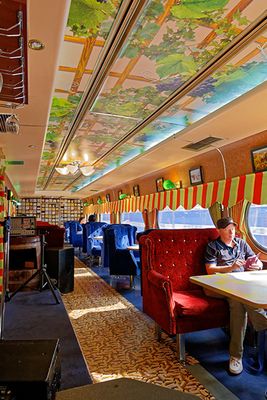 On board the Wine Train