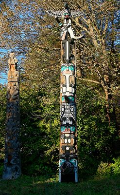 Totem Poles in Stanley Park