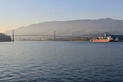 West Vancouver, beyond the Lion's Gate Bridge