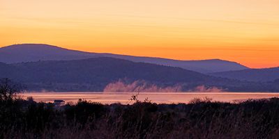 Dawn over Mankwe dam