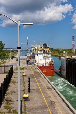 The Baie St. Paul, traversing the Welland Canal