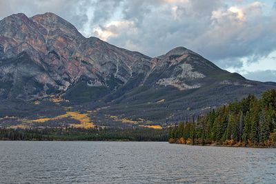 Pyramid Lake and Mountain