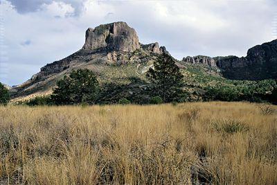 Casa Grande Peak, in the Chisos Mountaints