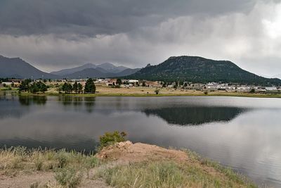 Thunder storm over the Rockies, viewed from Estes Park