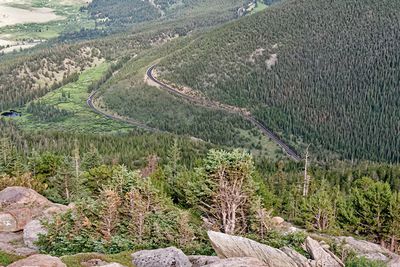 Switchbacks as seen from Rainbow Curve on Trail Ridge Road
