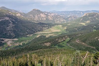 Switchbacks as seen from Rainbow Curve on Trail Ridge Road