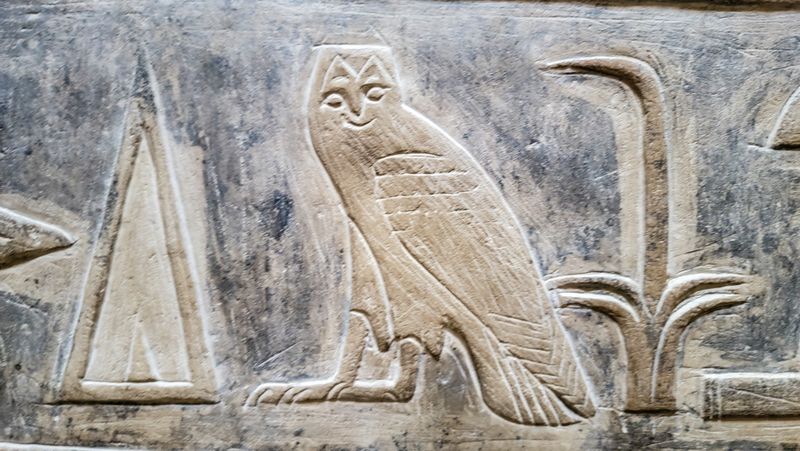 carving in tomb at Saqqara