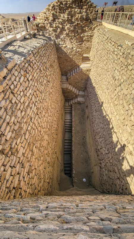 passage to subterranean chambers under the Step Pyramid