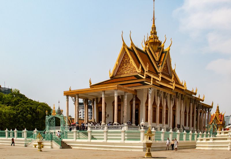 Silver Pagoda at Royal Palace in Phenom Penh