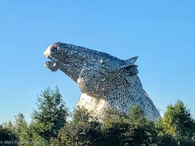 One of the Kelpies