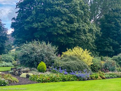 Queen's gardens at Holyroodhouse Palace
