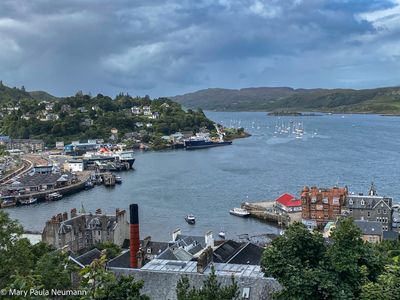 View from McCraig's Tower in Oban