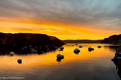 Sunrise in Portree, Isle of Skye