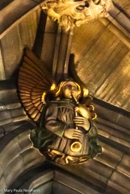 St. Giles Cathedral- Angel with bagpipe