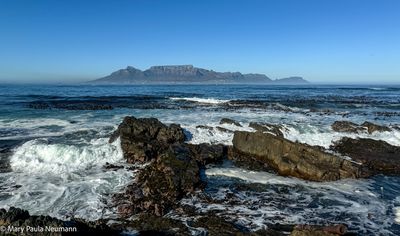 View of Table Mountain from Robben Island