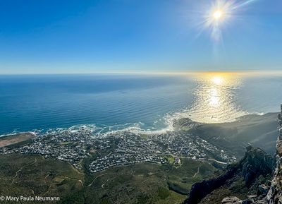 View of Camps Bay from Table Mountain