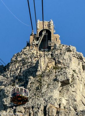 Cable car at Table Mountain