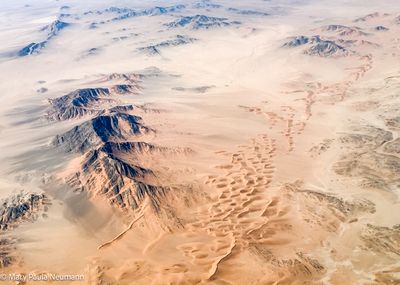 Namibian landscape from the air