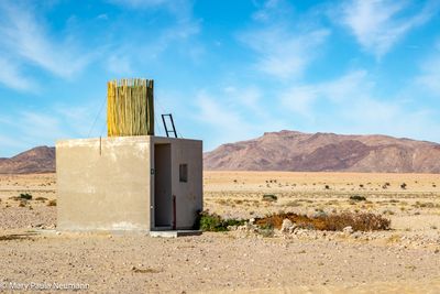 Desert outhouse