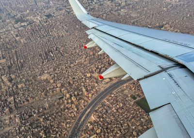 Flying over Cairo