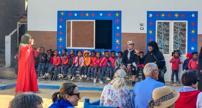 Numbian students and teachers