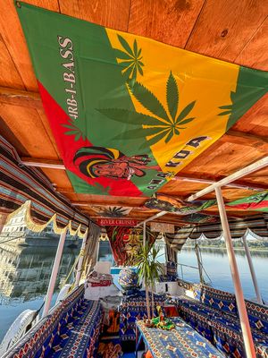 colorful small ship