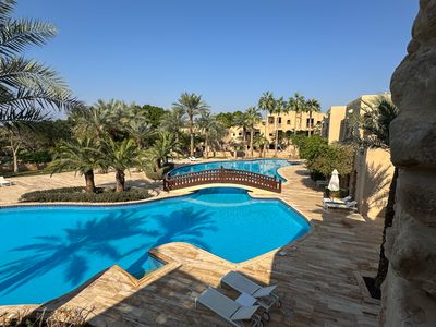 View from hotel room at Dead Sea