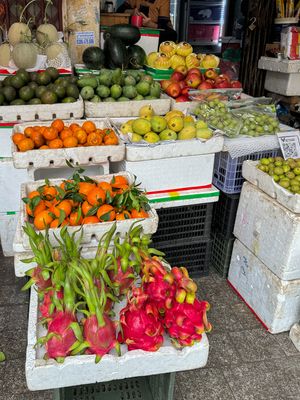 Fruit stand at market