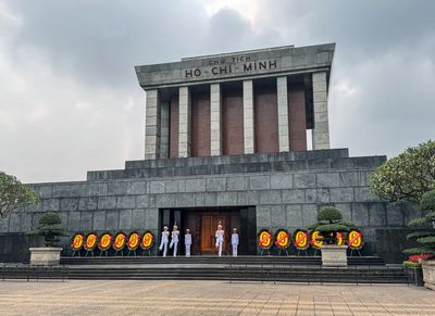 Changing of guard at Ho Chi Minh Center Hanoi
