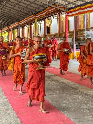 Monks at Udon Monastery