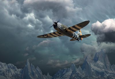 P-47D_ Clouds and Mountains.jpg