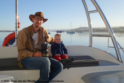 Rick & Guus on the Penguin Catamaran Tour