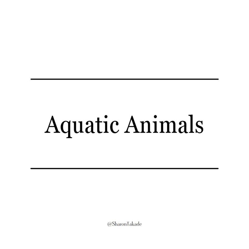Aquatic animals