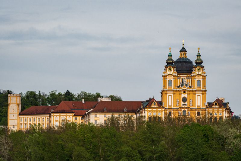 Melk Abbey and library, Melk, Austria.