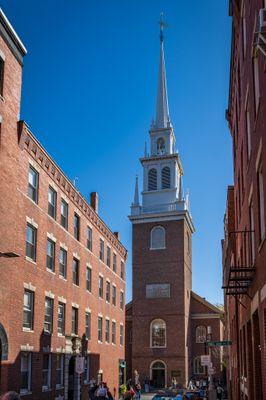 Old North Church seen from Hull Street