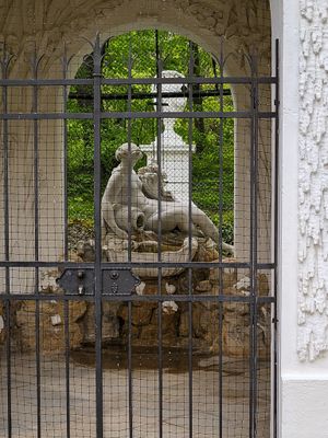 The spring at Schoenbrunn.