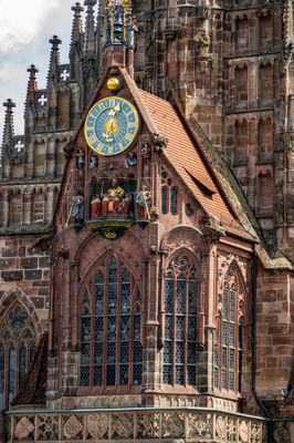 Glockenspiel on the Frauenkirche in Nuremberg