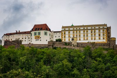 Veste Oberhaus, fortress in Passau at the confluence of three rivers.