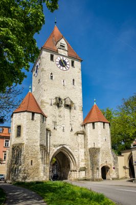 Old city gate, Regensburg.