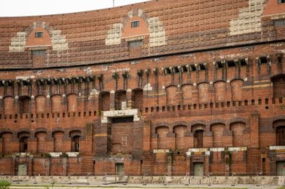 Inside walls of the Congress Hall.