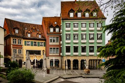 Downtown square in Bamberg.
