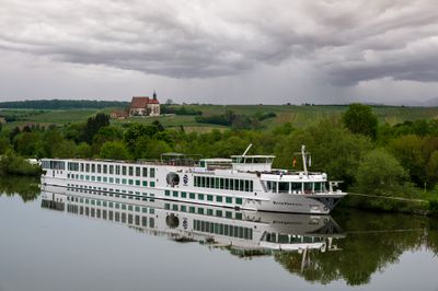 The River Princess docked at Volkach.