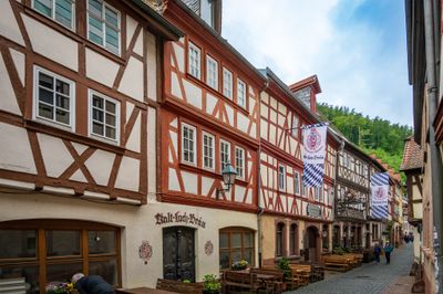 Next stop, Miltenberg, Germany. This is the main shopping street.