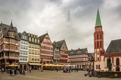 The market square in Frankfurt.