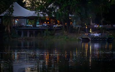 Thorntree lodge from the river
