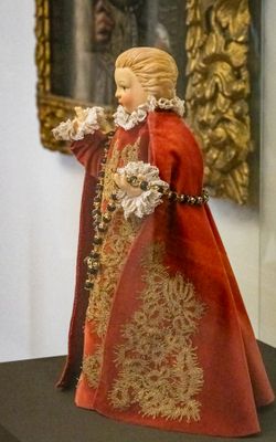 Replica of the statue of the Infant Jesus of Prague, Lobkowicz palace